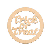 Trick or Treat Sign (Style A) wooden shapes