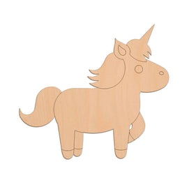 Unicorn (Style A) wooden shapes