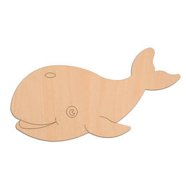 Whale (Style A) wooden shapes