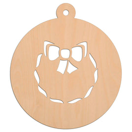 Wreath Bauble wooden shapes