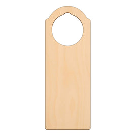 Arched Door Hanger - 8.7cm x 23.8cm wooden shapes