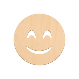 Beaming Face Emoji - 25cm x 25cm wooden shapes