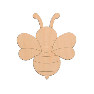 Bee (Style A) wooden shapes