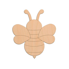 Bee (Style A) wooden shapes