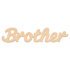 Brother Word wooden shapes