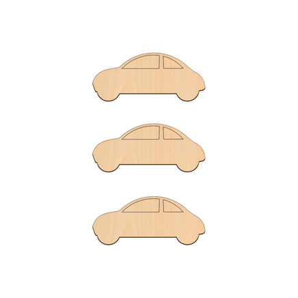 Car - 10cm x 4.2cm wooden shapes