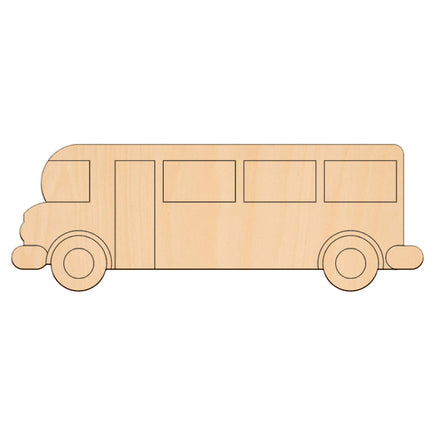 Bus - 34cm x 12.1cm wooden shapes