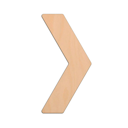 Chevron Arrow wooden shapes
