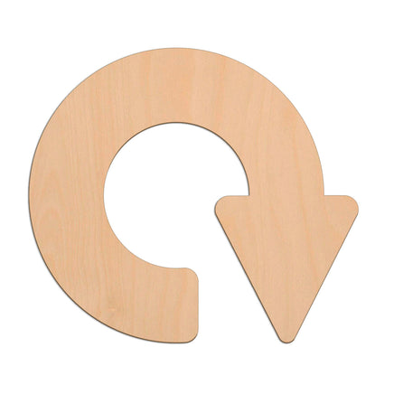 Circular Arrow wooden shapes
