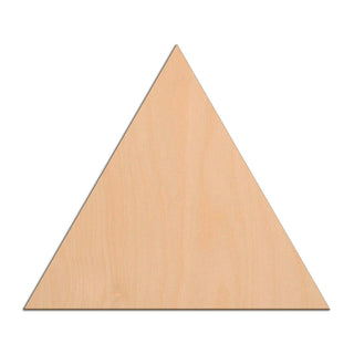 Equilateral Triangles wooden shapes