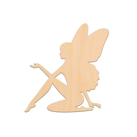 Fairy (Style D) - 14cm x 15cm wooden shapes