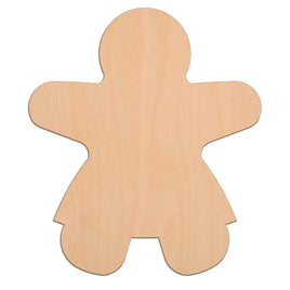 Gingerbread Girl (Style A) wooden shapes