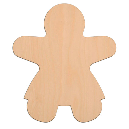 Gingerbread Girl (Style A) wooden shapes