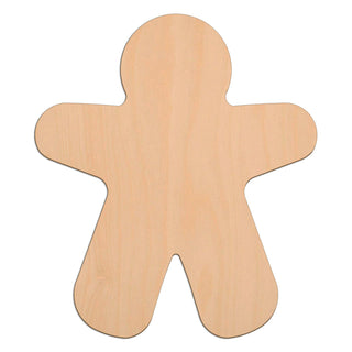 Gingerbread Man (Style A) wooden shapes