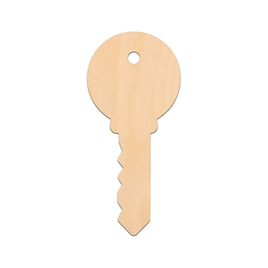 Key (Style A) - 9.2cm x 20cm wooden shapes