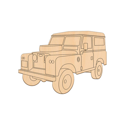 Land Rover S2 - 17cm x 12cm wooden shapes
