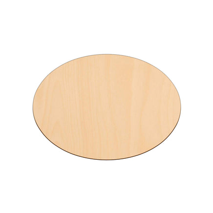 Ovals wooden shapes