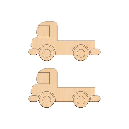 Pick Up Truck - 11cm x 6cm wooden shapes