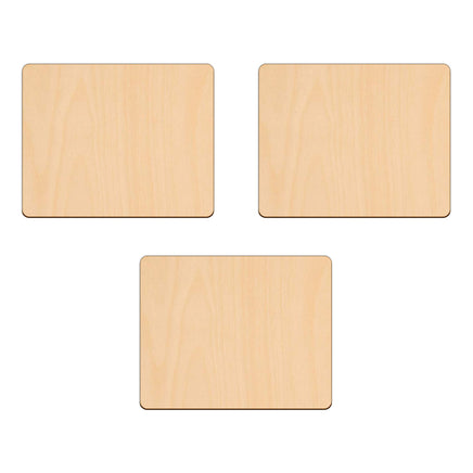 Rectangles wooden shapes