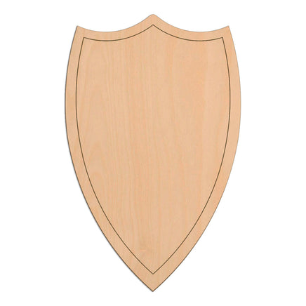 Shield (Style B) wooden shapes