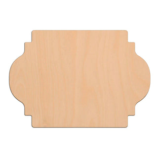 Sign (Style J) wooden shapes