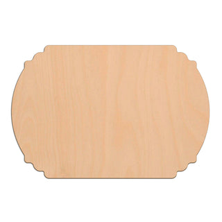Sign (Style K) wooden shapes