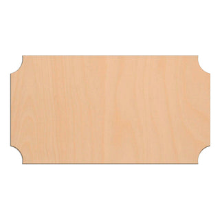 Sign (Style T) wooden shapes