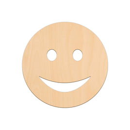 Smiley Face Emoji - 25cm x 25cm wooden shapes