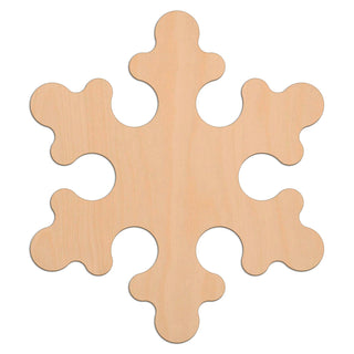 Snowflake (Style A) wooden shapes