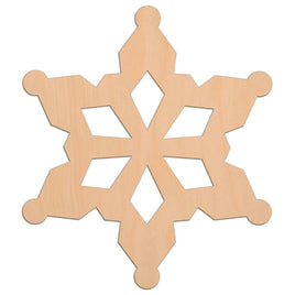 Snowflake (Style B) wooden shapes