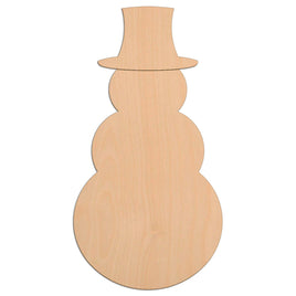Snowman (Style B) wooden shapes