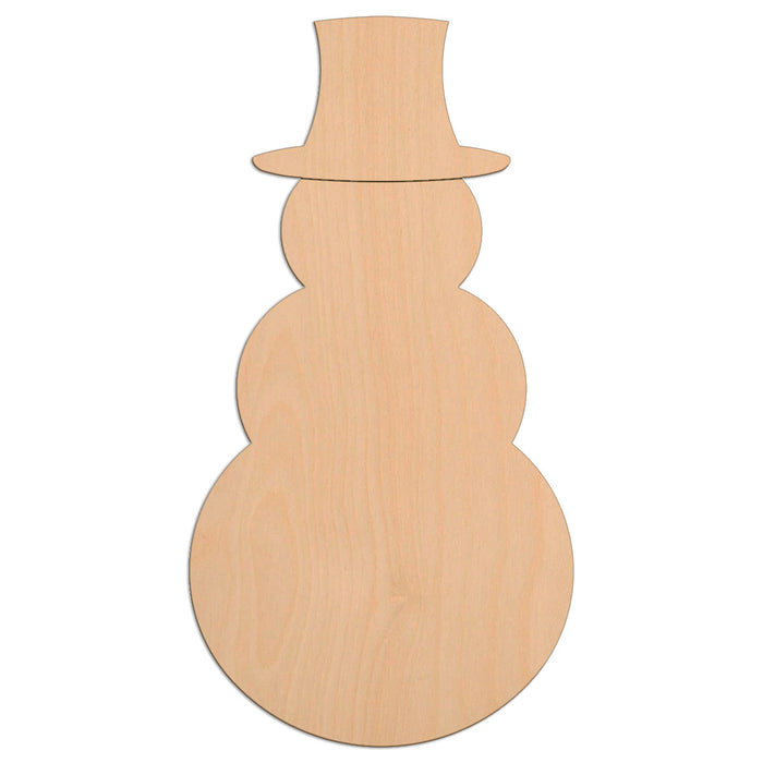 Snowman (Style B) | Wood Craft Shapes