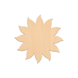 Sun (Style A) - 15cm x 15cm wooden shapes