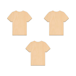 T-Shirt - 10cm x 10cm wooden shapes