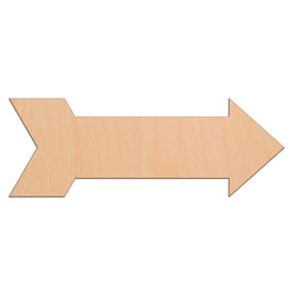Tailed Arrow wooden shapes