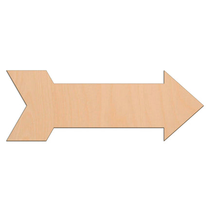 Tailed Arrow wooden shapes