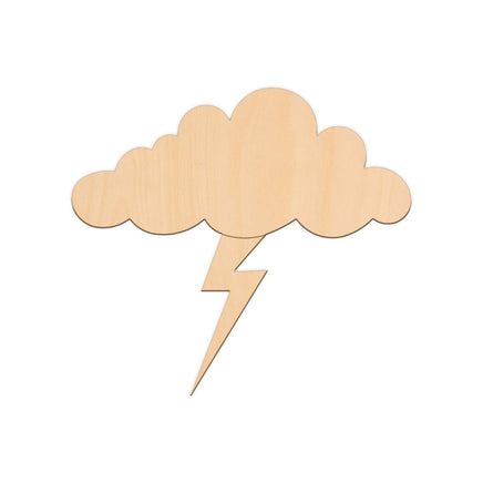 Thunder Cloud - 20cm x 18.4cm wooden shapes